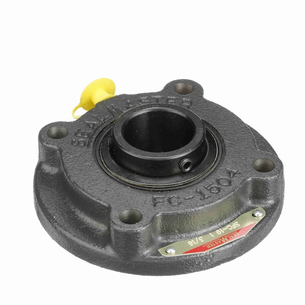 Mounted Cast Iron Flange Cartridge Ball Bearing, SFC-19